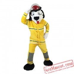 Sparky The Fire Dog Mascot Costume