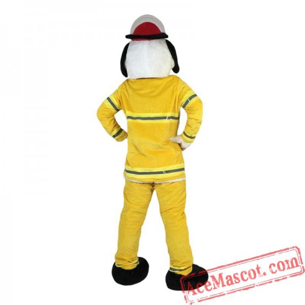 Sparky The Fire Dog Mascot Costume