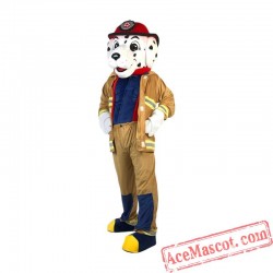 Sparky The Fire Dog Mascot Costume