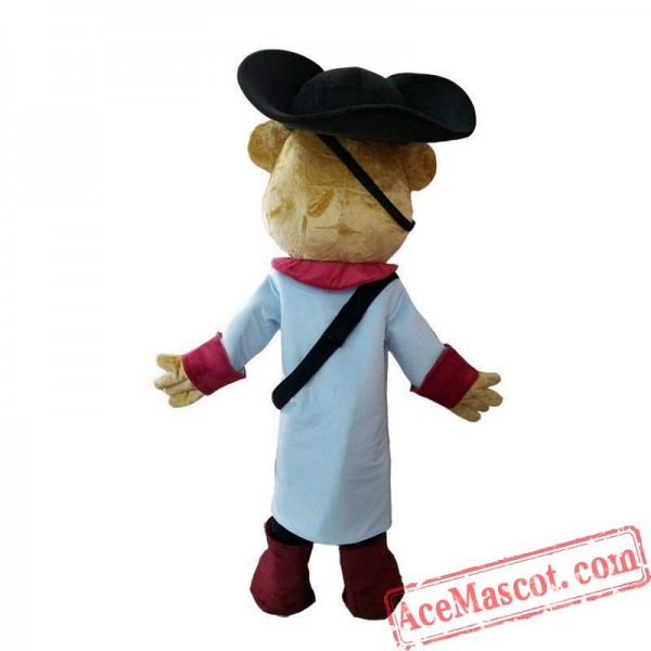 Pirate Bear Custom Mascot Costume