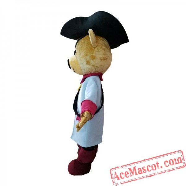 Pirate Bear Custom Mascot Costume