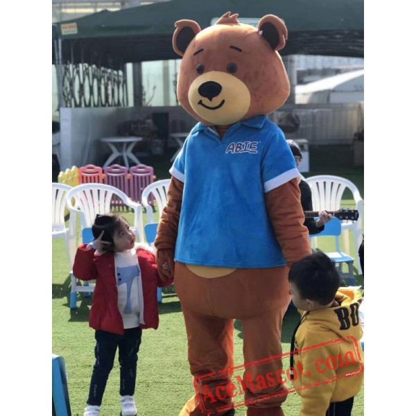 Brown Bear Mascot Costume