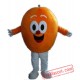 Orange Mascot Costume With Big Eyes