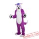 Purple Fox Dog Fursuit Fox Mascot Costumes