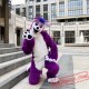 Purple Fox Dog Fursuit Fox Mascot Costumes