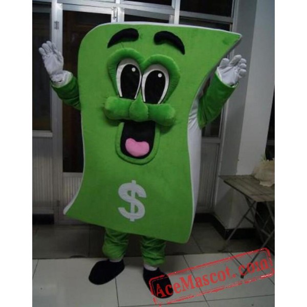 Dollar Bills Money Mascot Costume Us Dollars