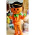 Halloween Pirate Pumpkin Mascot Costume