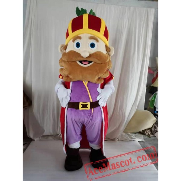 King Mascot Costume for Party