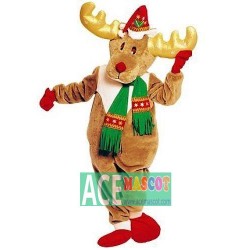 Reindeer Moose Mascot Costumes