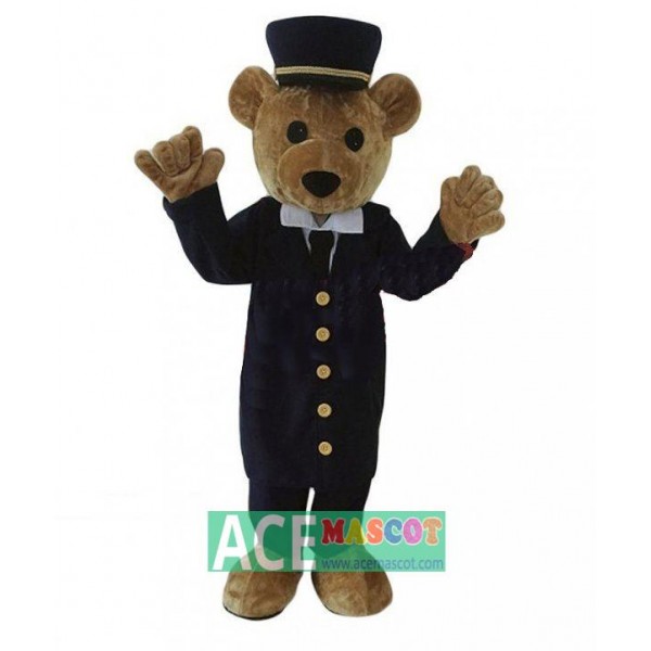 Teddy Bear Conductor Mascot Costumes