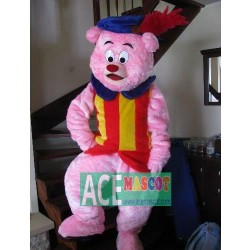 Pink Bear Gumiś Mascot Costumes