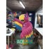 Parrot Hot Pink Animal Farm Mascot Costume