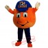 Orange Baseball Mascot Costume