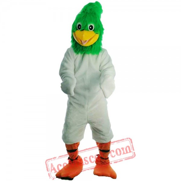 Halloween Green Bird Mascot Costume