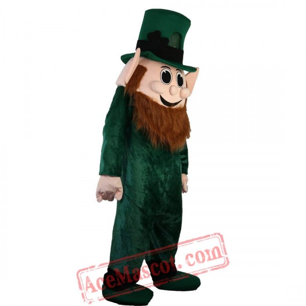 Green Dwarf Elf Mascot Costume for Adult