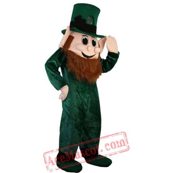 Green Dwarf Elf Mascot Costume for Adult