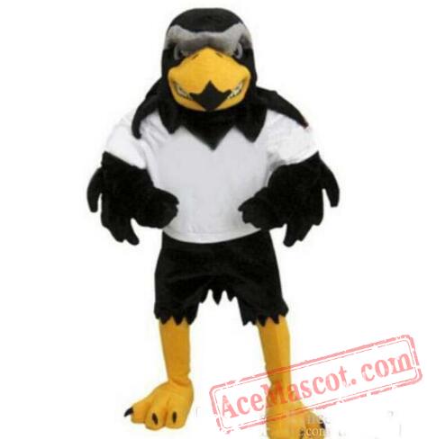 Long Hair Blue Eagle Bird Costume Mascot For Holiday Party Fancy Dress  Cartoon