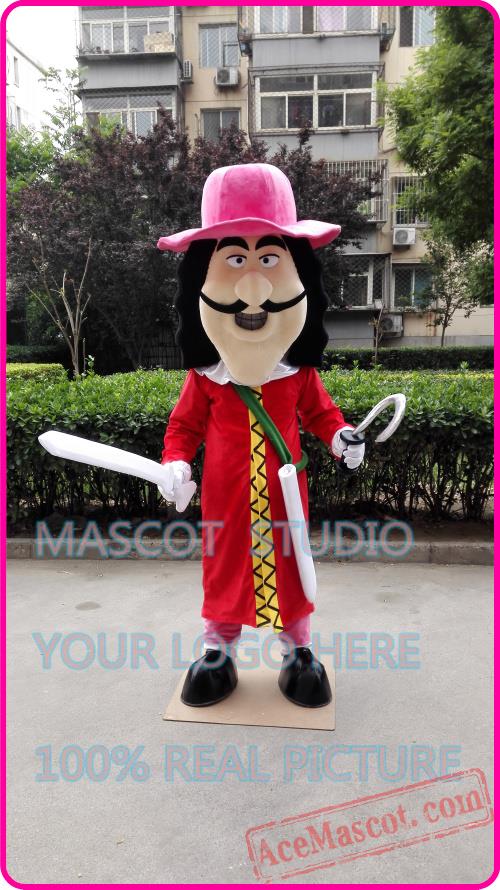 Pirate captain mascot, grand pirate costume - Our Sizes L (175-180CM)