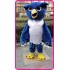 Plush Blue Owl Mascot Costume