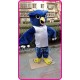 Plush Blue Owl Mascot Costume