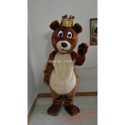 Plush Bear Mascot Costume