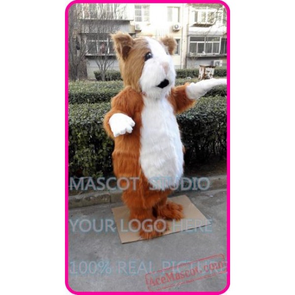 Long Plush Hamsters Mascot Costume