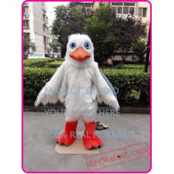 Seagull Mascot Costume Plush White Seagull