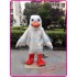 Seagull Mascot Costume Plush White Seagull