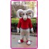 Red Bighorn Mascot Ram Goat Costume