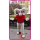 Red Bighorn Mascot Ram Goat Costume