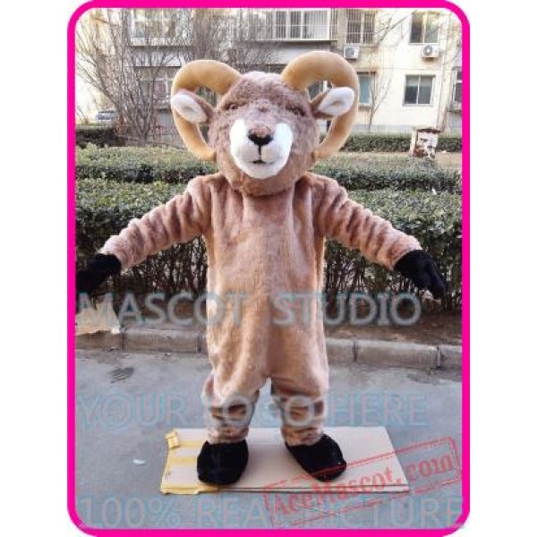 Bighorn Ram Goat Mascot Costume