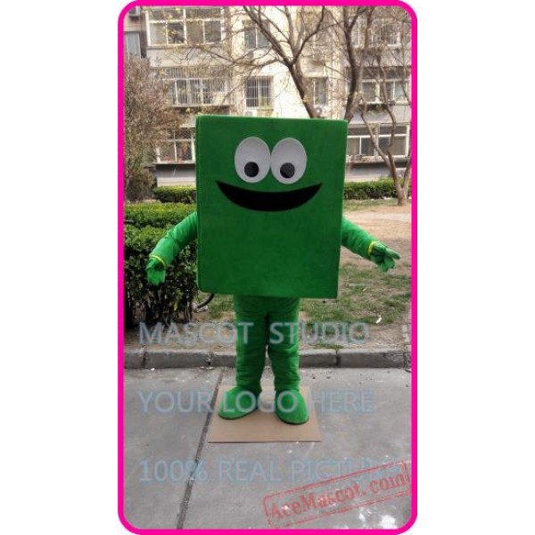 Adult Handmade Green Monster Mascot Costume With Long Tail