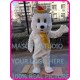 Plush White Polar Bear Mascot Costume