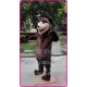 Brown Grizzly Bear Mascot Costume Deluxe Material