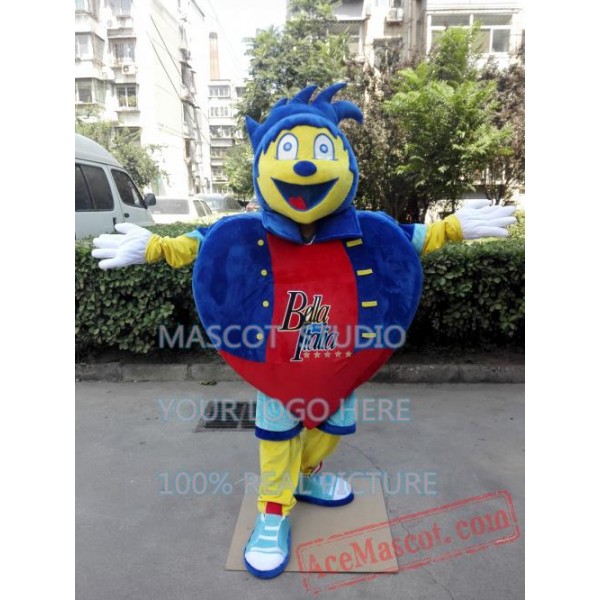 Heart Hero Mascot Costume