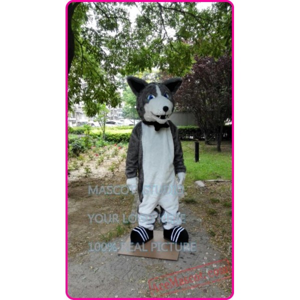 Husky Mascot Costume Huskie Dog