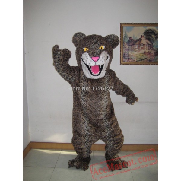 Leopard Panther Jaguar Cougar Mascot Costume