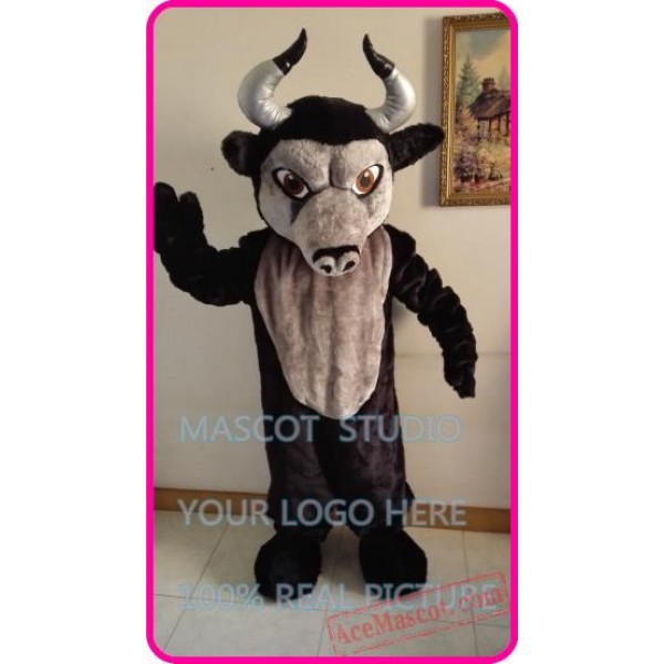 Plush Bull Mascot Costume