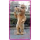 Plush Glass Dog Mascot Costume