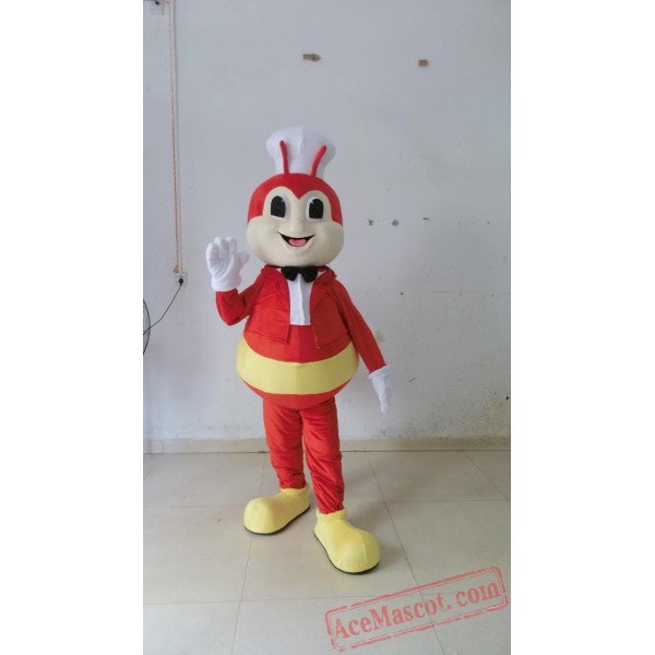 Red Bee Mascot Costume Animal Costume