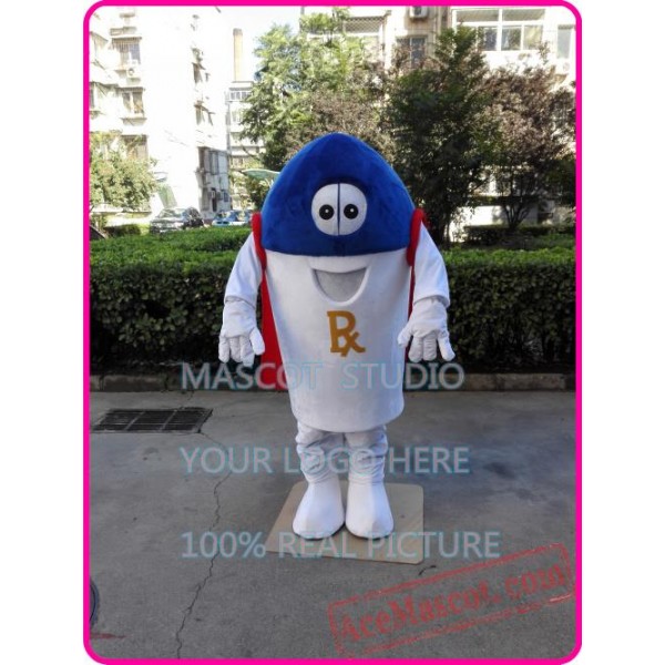 Pill Hero Mascot Costume