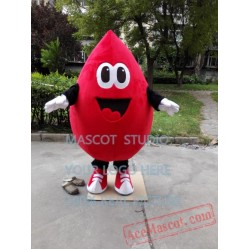 Red Blood Drop Mascot Costume