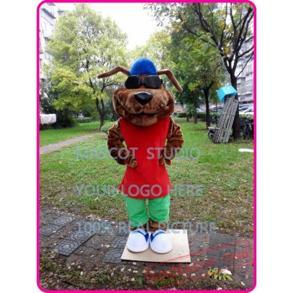 Brown Dog Mascot Costume