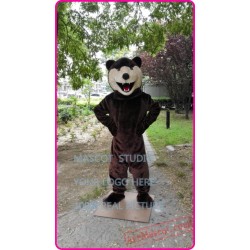 Grizzy Bear Mascot Costume Brown Bear