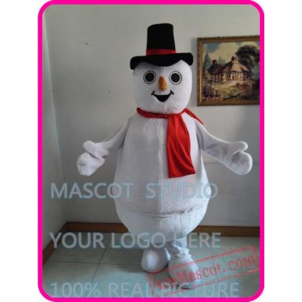 Christmas Snowman Mascot Costume