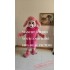 Pink Pregnant Dog Mascot Costume