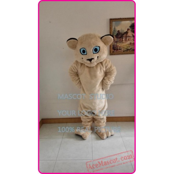 Snow Leopard Mascot Custom