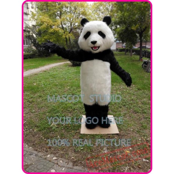 Plush Panda Mascot Costume