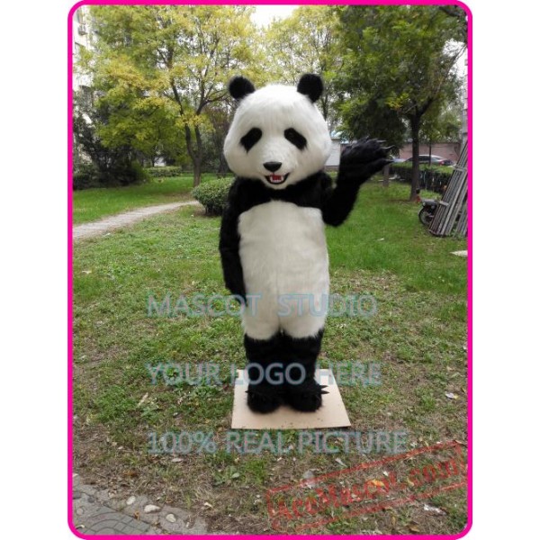 Plush Panda Mascot Costume