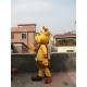 Plush Big Yellow Fox Mascot Costume